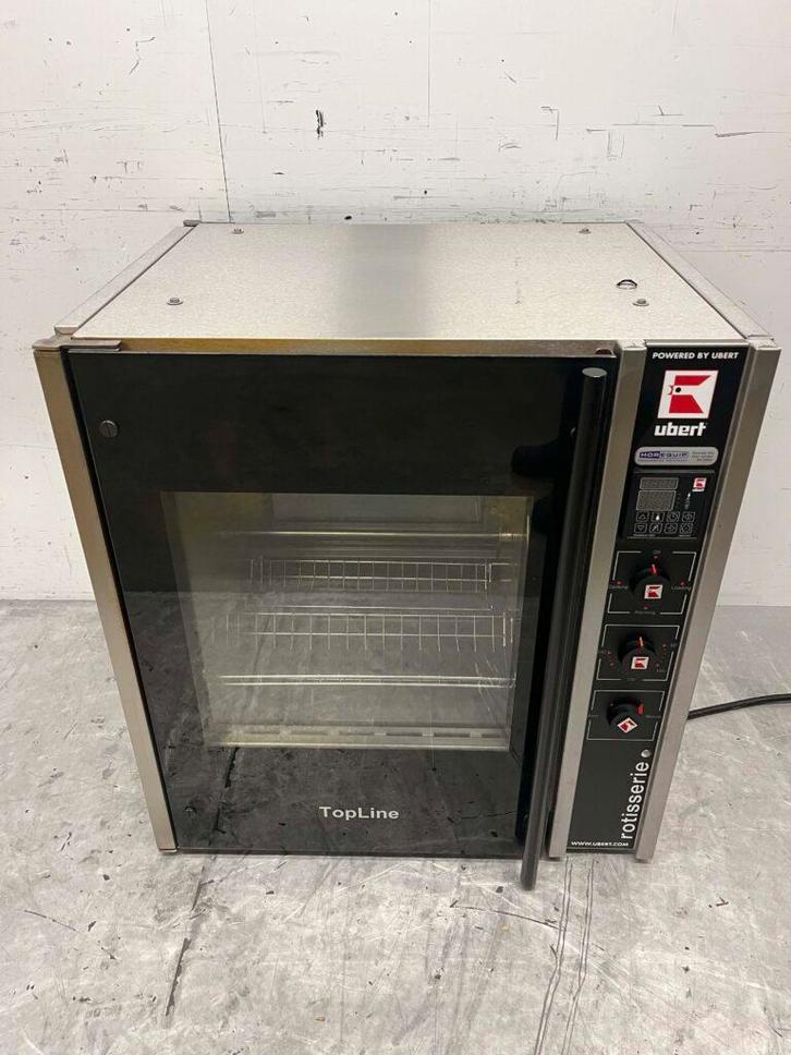 RVS Ubert RT-403 Kippengrill Grill 3 mandjes Bj. 2020 400V, Zakelijke goederen, Horeca | Keukenapparatuur, Gebruikt, Ophalen of Verzenden