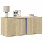 vidaXL Tv-wandmeubel met LED-verlichting 80x31x35 cm sonoma, Huis en Inrichting, Kasten | Televisiemeubels, Verzenden, Nieuw, Overige houtsoorten