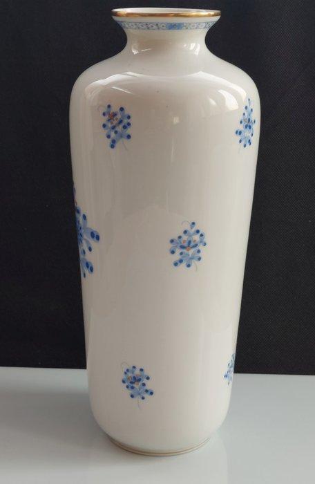 Herend - Vaas - Porselein - ik decor met blauwe bloemen, Antiek en Kunst, Antiek | Glas en Kristal