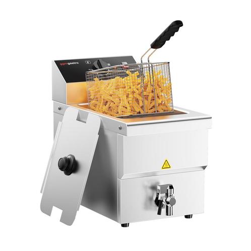 GGM Gastro | Elektrische friteuse - 8 liter - 3,25 kW - met, Zakelijke goederen, Horeca | Keukenapparatuur, Fornuis, Frituur en Grillen