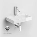 Fonteinset Clou Mini Wash Me Incl. Toebehoren 7x38 Cm, Ophalen of Verzenden, Nieuw, Chroom, Overige typen