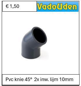 PVC KNIE 45* 16 ATO beschikbaar voor biedingen