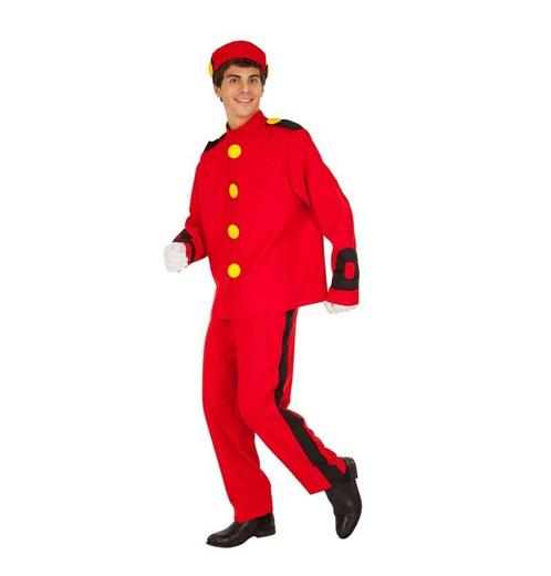 Kostuum Spirou, Kleding | Heren, Carnavalskleding en Feestkleding, Nieuw, Verzenden