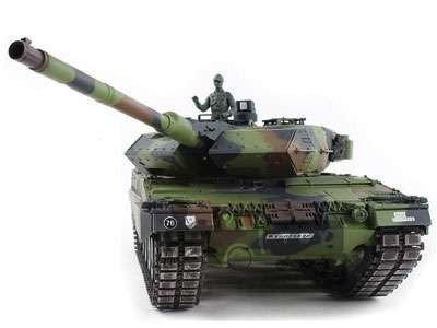 RC tank Leopard 2A6 metalen tracks en aandrijving 2.4GHZ ..., Hobby en Vrije tijd, Modelbouw | Radiografisch | Overige, Verzenden