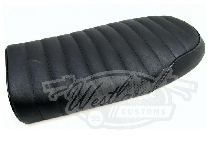 Zadel | Cafe Racer | Brat Style | Zwart, Motoren, Onderdelen | Merk-onafhankelijk, Nieuw, Ophalen of Verzenden