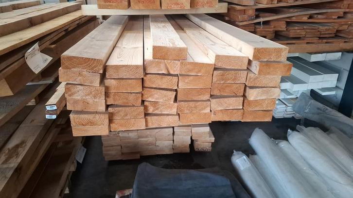 Vuren gording | 44 x 120 mm | C18 | 480 cm, Doe-het-zelf en Verbouw, Hout en Planken, Ophalen of Verzenden