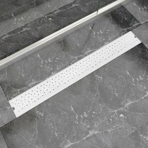 vidaXL Doucheafvoer rechthoekig bubbel 930x140 mm roestvrij, Doe-het-zelf en Verbouw, Sanitair, Nieuw, Verzenden