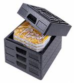 Verstelbare thermo box | Zwart | 41x41x13,5 cm, Verzenden, Nieuw in verpakking
