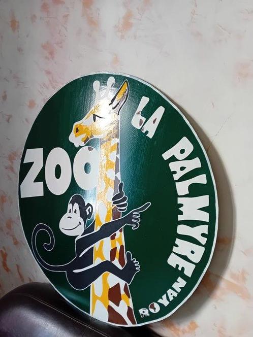 Enseigne ZOO - Reclamebord - Metaal, Antiek en Kunst, Antiek | Wandborden en Tegels