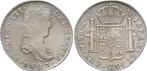 8 Reales Zacatecas 1821 Rg Mexiko: Ferdinand Vii, 1808-1833:, Postzegels en Munten, Munten | Amerika, Verzenden