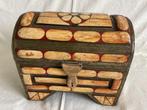 Sieradendoos - Geldkist met kamelen bot - Been, hout, hars -, Antiek en Kunst, Curiosa en Brocante