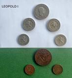 België. Leopold I (1831-1865). Lot van 8 Belgische munten, Postzegels en Munten, Munten | Nederland