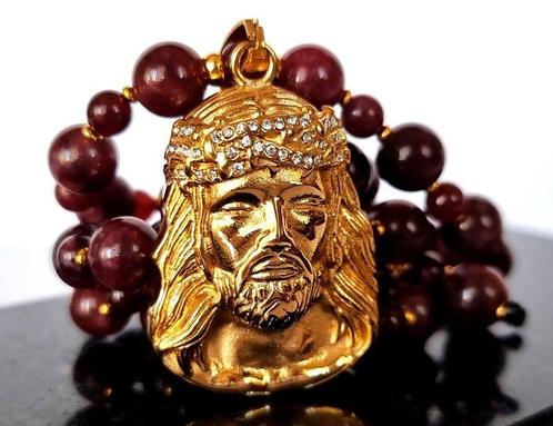 Granaat - Ketting - Christendom - Overweldigend - Hanger -, Antiek en Kunst, Antiek | Boeken en Bijbels