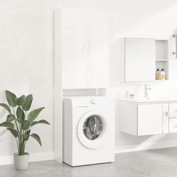 Hoogglans Wasmachinekast 190cm - Tweedekansje - Praktisch! beschikbaar voor biedingen