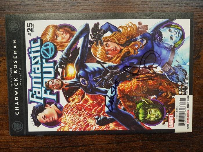 Fantastic Four #25 Chadwick Boseman 1976-2020 - Signed by, Boeken, Strips | Comics