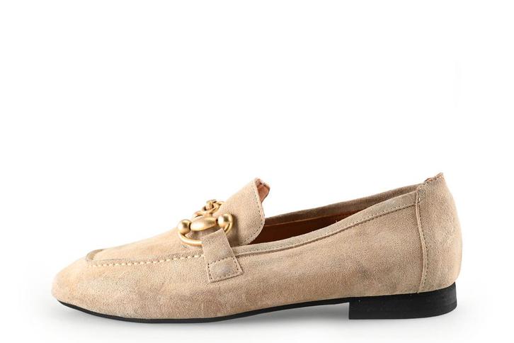 Notre-V instappers in maat 38½ Beige | 15% korting, Kleding | Dames, Schoenen, Beige, Gedragen, Instappers, Verzenden