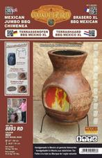 Sol-y-Yo Chimenea Mexicaanse tuinhaard Barbecue XL 4 kleuren, Nieuw, SOL-Y-YO, Ophalen of Verzenden, Met accessoires