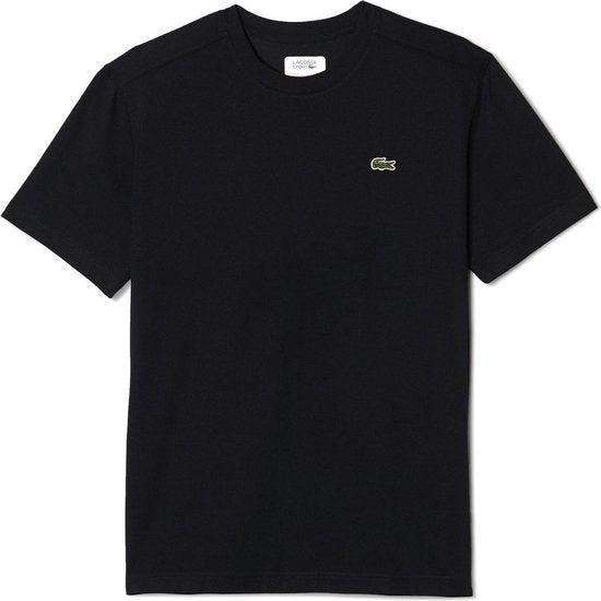 2dekans | Lacoste Sport T-Shirt Zwart - Print T-shirts -, Kleding | Heren, T-shirts, Zwart, Zo goed als nieuw, Ophalen of Verzenden