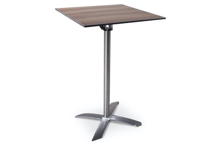 Statafel Helsinki | 70x70cm | opklapbaar, Tuin en Terras, Tuintafels, Nieuw, Kunststof, Vierkant, Ophalen of Verzenden