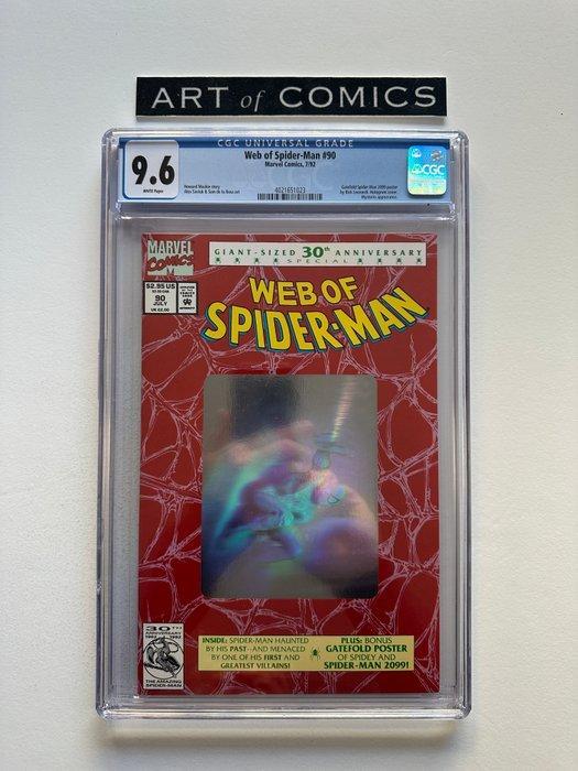 Web of Spider-Man #90 - Gatefold Spider-Man 2099 Poster(True, Boeken, Strips | Comics