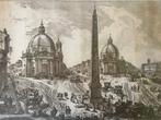 Giovanni Battista Piranesi (1720-1778) - Veduta della Piazza, Antiek en Kunst