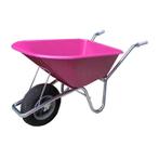 Kruiwagens Tuin Kruiwagen 100L Kunststof Fuchsia (doos ve..., Nieuw, Ophalen of Verzenden