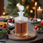 Karaf - Liquore Mod. Square, jaren 1960 - Cristallo