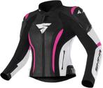 SHIMA Miura 2.0 Dames Zwart Wit Roze Leren Motorjas, Nieuw met kaartje, Verzenden, Jas | leer, SHIMA