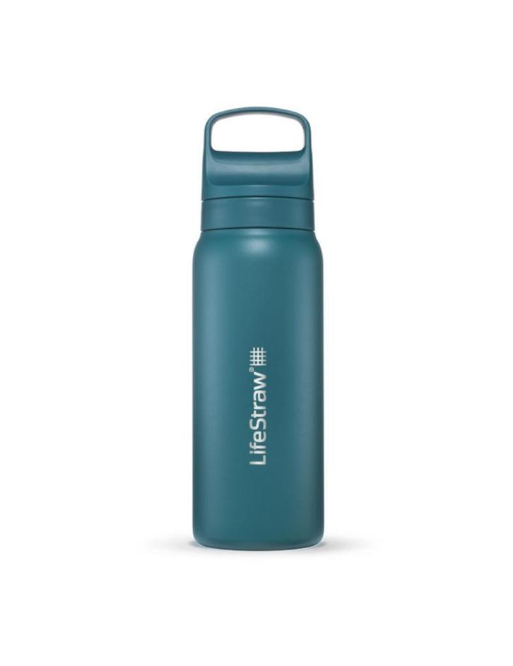 LifeStraw waterfilterfles Go 2.0 Laguna Teal RVS geïsolee.., Caravans en Kamperen, Kampeeraccessoires, Nieuw, Verzenden