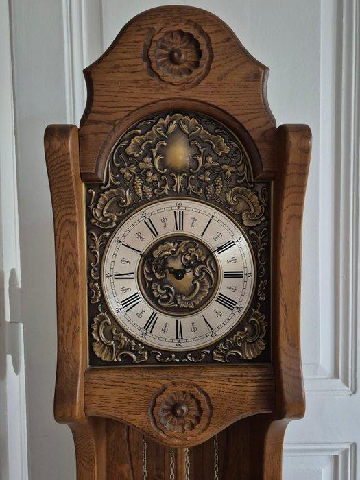 Klok - Kieninger - Messing, Hout - 1980-1990, Antiek en Kunst, Antiek | Klokken