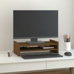 vidaXL Monitorstandaard 50x27x15 cm massief grenenhout, Verzenden, Nieuw