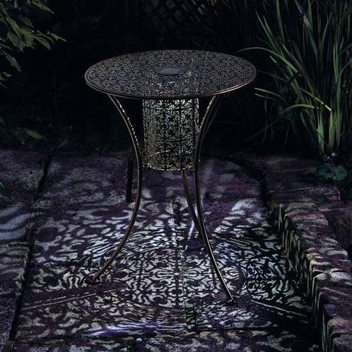 Solar Buitentafel - Ingebouwde Verlichting - 61 cm, Tuin en Terras, Tuinbeelden, Overige typen, Nieuw, Verzenden