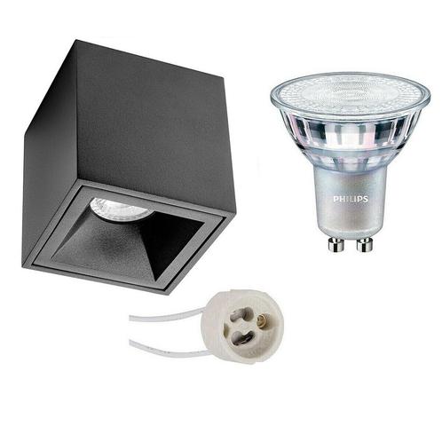 Voordeelset: Opbouwspot Set - Pragmi Cliron Pro - GU10, Huis en Inrichting, Lampen | Spots, Plafondspot of Wandspot, Nieuw, Led