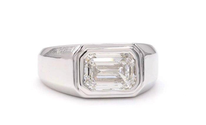 Zonder Minimumprijs - Ring - 14 karaat Witgoud - 2.06ct. tw., Sieraden, Tassen en Uiterlijk, Ringen