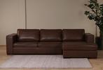 Leren bank Special, 2.5-zitsbank - Longchair rechts (284x100, 250 tot 300 cm, Hoekbank, Ophalen of Verzenden, Modern