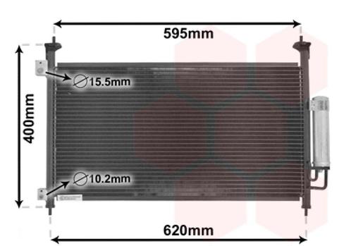 LUCHTCONDENSATOR VOOR HONDA CIVIC HB 2006-2011 80110SMGE01, Auto-onderdelen, Airco en Verwarming, Nieuw, Ophalen of Verzenden