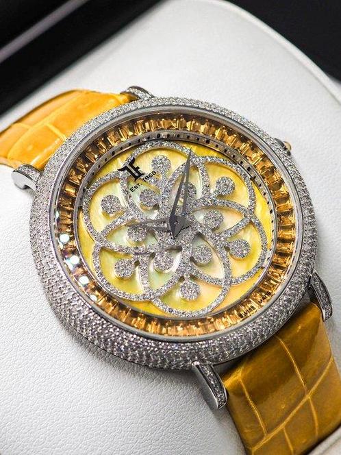 TF Est. 1968 Genève - Flower - Zonder Minimumprijs - 950 VS, Sieraden, Tassen en Uiterlijk, Horloges | Heren