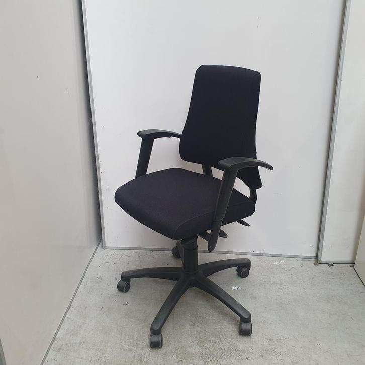 BMA Axia bureaustoel - zwarte stof, Huis en Inrichting, Bureaustoelen, Ophalen of Verzenden