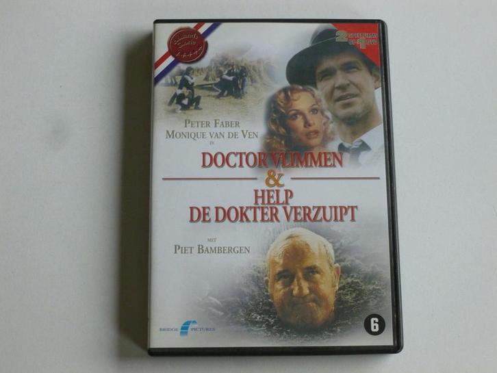 Doctor Vlimmen + Help de dokter verzuipt (DVD), Cd's en Dvd's, Dvd's | Klassiekers, Zo goed als nieuw, Verzenden