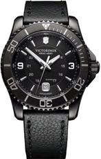 Victorinox Swiss Army Maverick Black Edition Horloge 43 mm, Sieraden, Tassen en Uiterlijk, Nieuw, Verzenden