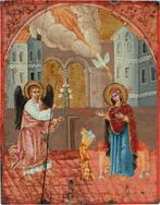 Icoon - Annunciatie - Hout, Antiek en Kunst