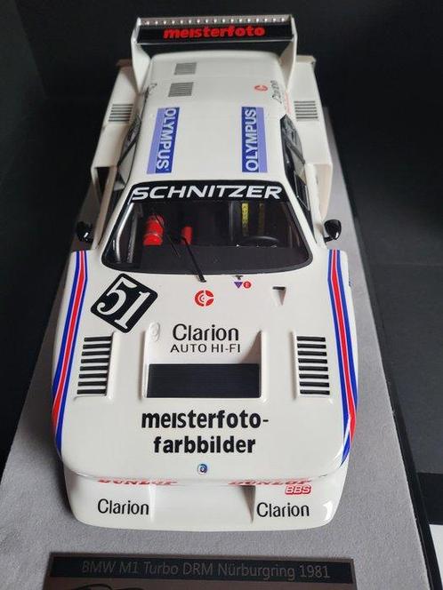 Tecnomodel 1:18 - Model raceauto - BMW M1 Turbo Gr.5 (Team, Hobby en Vrije tijd, Modelauto's | 1:5 tot 1:12