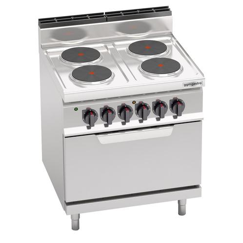 GGM Gastro | Elektrische kookplaat - 10,4 kW - 4 ronde |, Witgoed en Apparatuur, Fornuizen, Inbouw, Nieuw, Verzenden