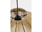 Mica Decorations Elsa Hanglamp - H28 x Ø50 cm - Jute -, Huis en Inrichting, Lampen | Hanglampen, Verzenden, Nieuw