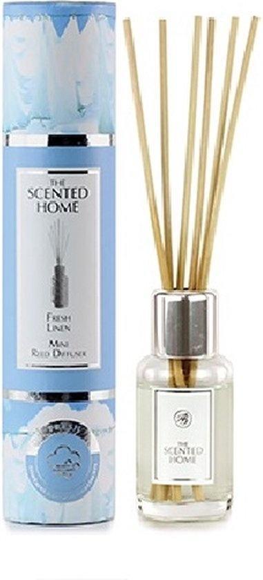 Fresh Linen Cadeauset Geurstokjes met verstuiver , roomspray, Huis en Inrichting, Woonaccessoires | Kandelaars en Kaarsen, Ophalen of Verzenden