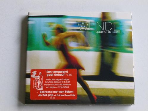 Wende - Quand tu dors (gesigneerd) 2004, Cd's en Dvd's, Cd's | Pop, Verzenden