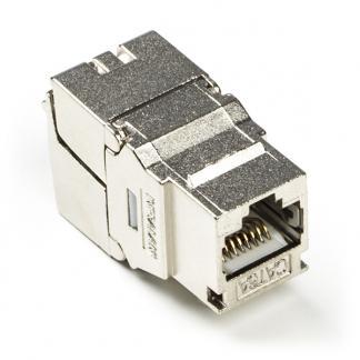 Keystone RJ45 | Cat7 S/FTP (Zink, Trekontlasting), Computers en Software, Pc- en Netwerkkabels, Nieuw, Verzenden
