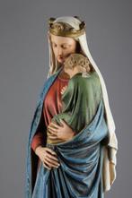 After H. Bouriché - Beeld, Sedes Sapientiae - 44 cm - Gips, Antiek en Kunst