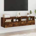 vidaXL Tv-wandmeubels 2 st 60x30x30 cm bewerkt hout gerookt, Huis en Inrichting, Kasten | Televisiemeubels, Verzenden, Nieuw, Overige houtsoorten