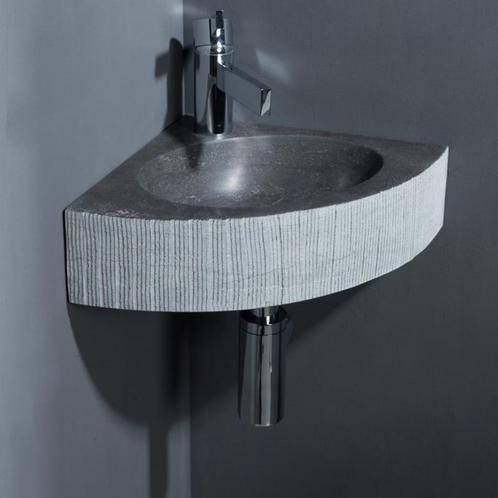 Forzalaqua Malmo Hardsteen Gefrijnd Antraciet 30x30x10 cm, Doe-het-zelf en Verbouw, Sanitair, Overige typen, Nieuw, Ophalen of Verzenden
